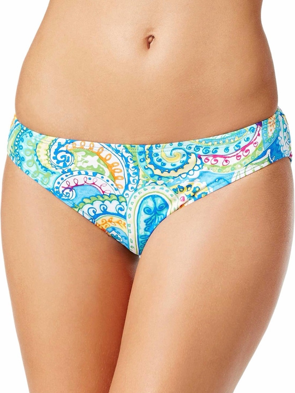 Lauren Ralph Lauren Carnivale Paisley Hipster Swim Bottom Size 16 - Picture 2 of 7
